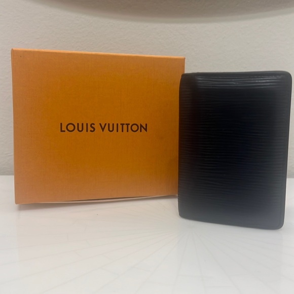 Louis Vuitton Navy Epi Leather Pocket Organizer - Picture 1 of 4